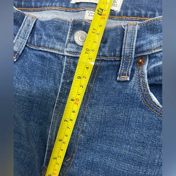 Abercrombie & Fitch Womens Jeans Sz 25 Blue The Ankle Straight Ultra High Rise - Picture 9 of 10